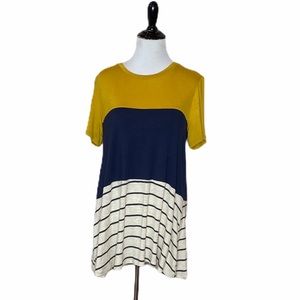 ModCloth Colorblock Knit Top - Size Small